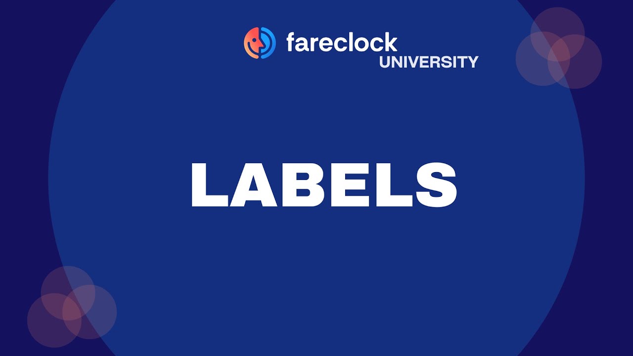 Set Up Labels User Guide