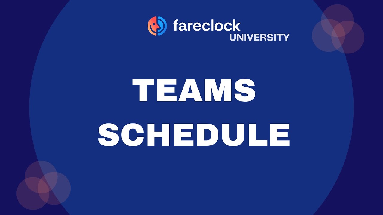 Teams Sched