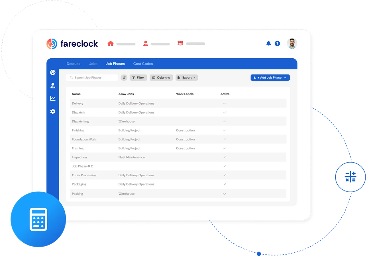 img features job costing
