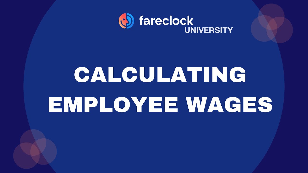 img video thumbnail calculating employee wages