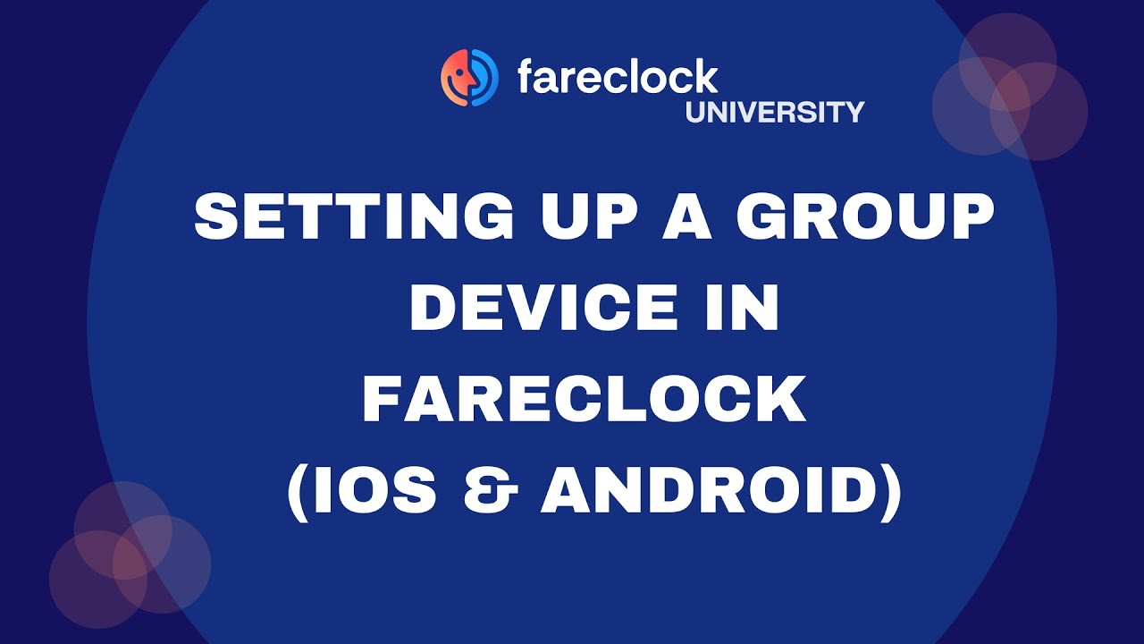 img video thumbnail how to set up a group device in fareclock i os android