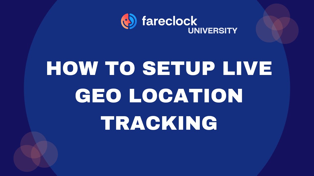 img video thumbnail setup live geo location tracking
