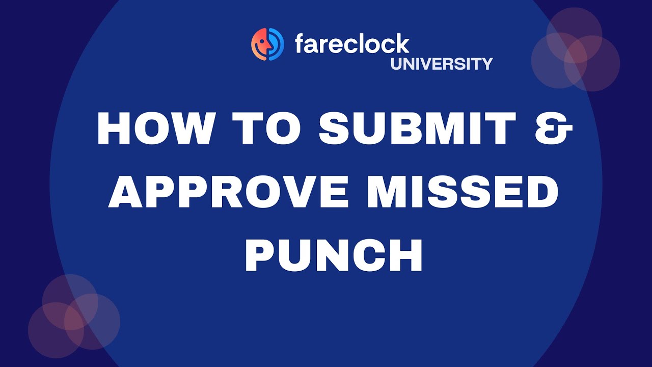 img video thumbnail submit approve missed punches