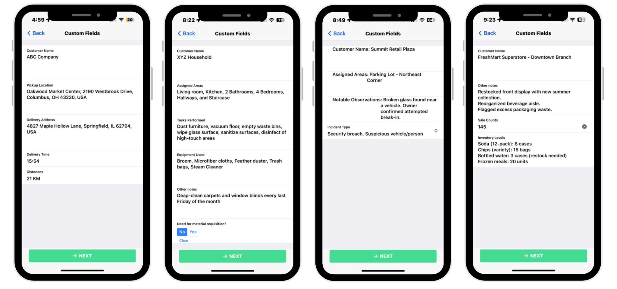 Custom Fields