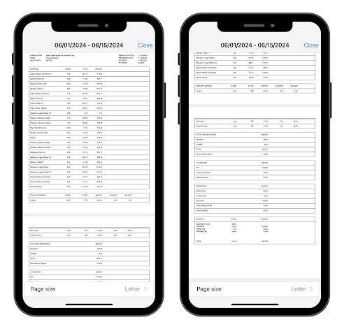 Worker Payslip Viewing on Mobile
