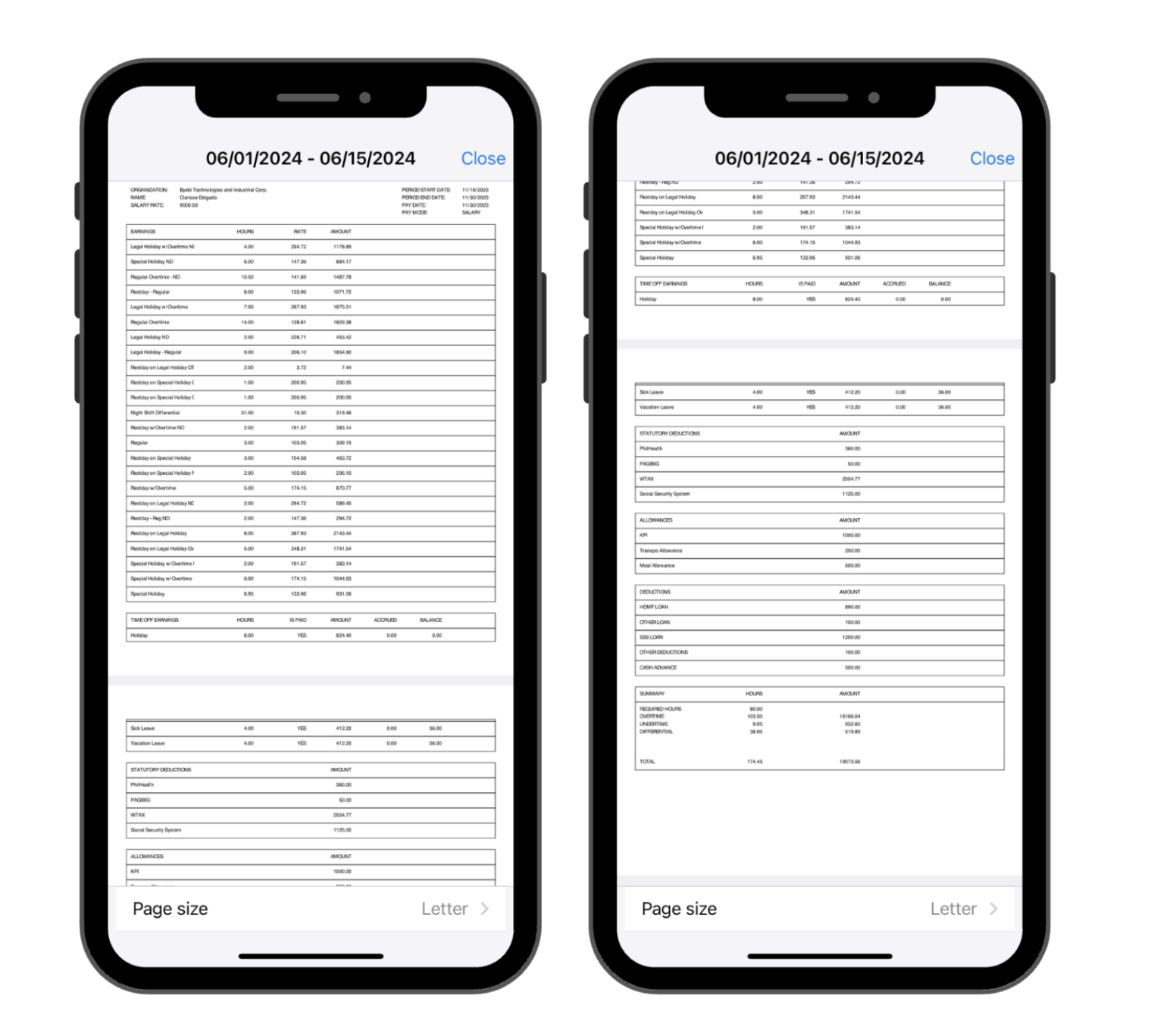 Feature Preview Mobile Payslip Access