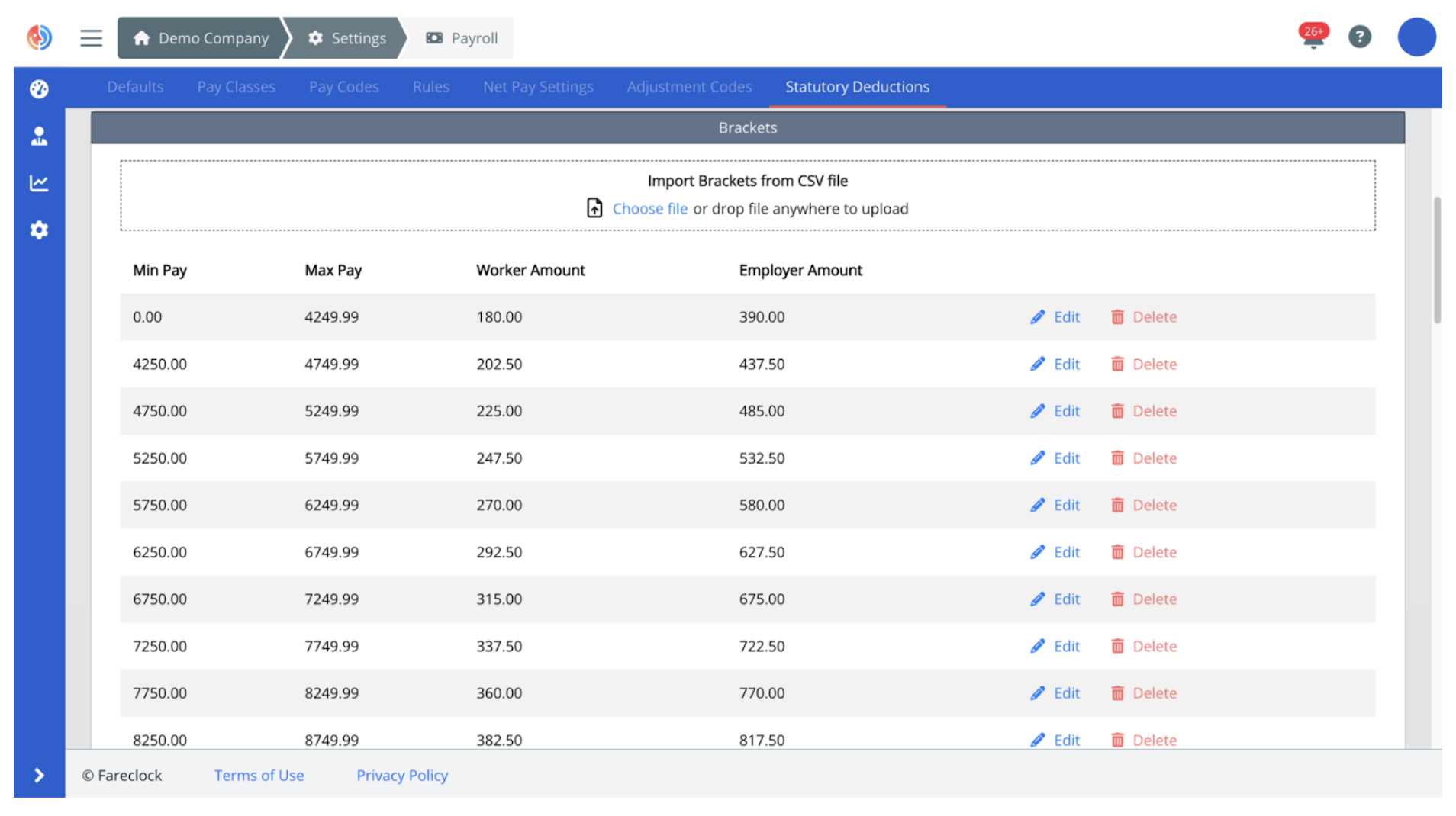 Set Up Statutory Deductions on the Organization Console Set Up Statutory Deductions on the Organization Console