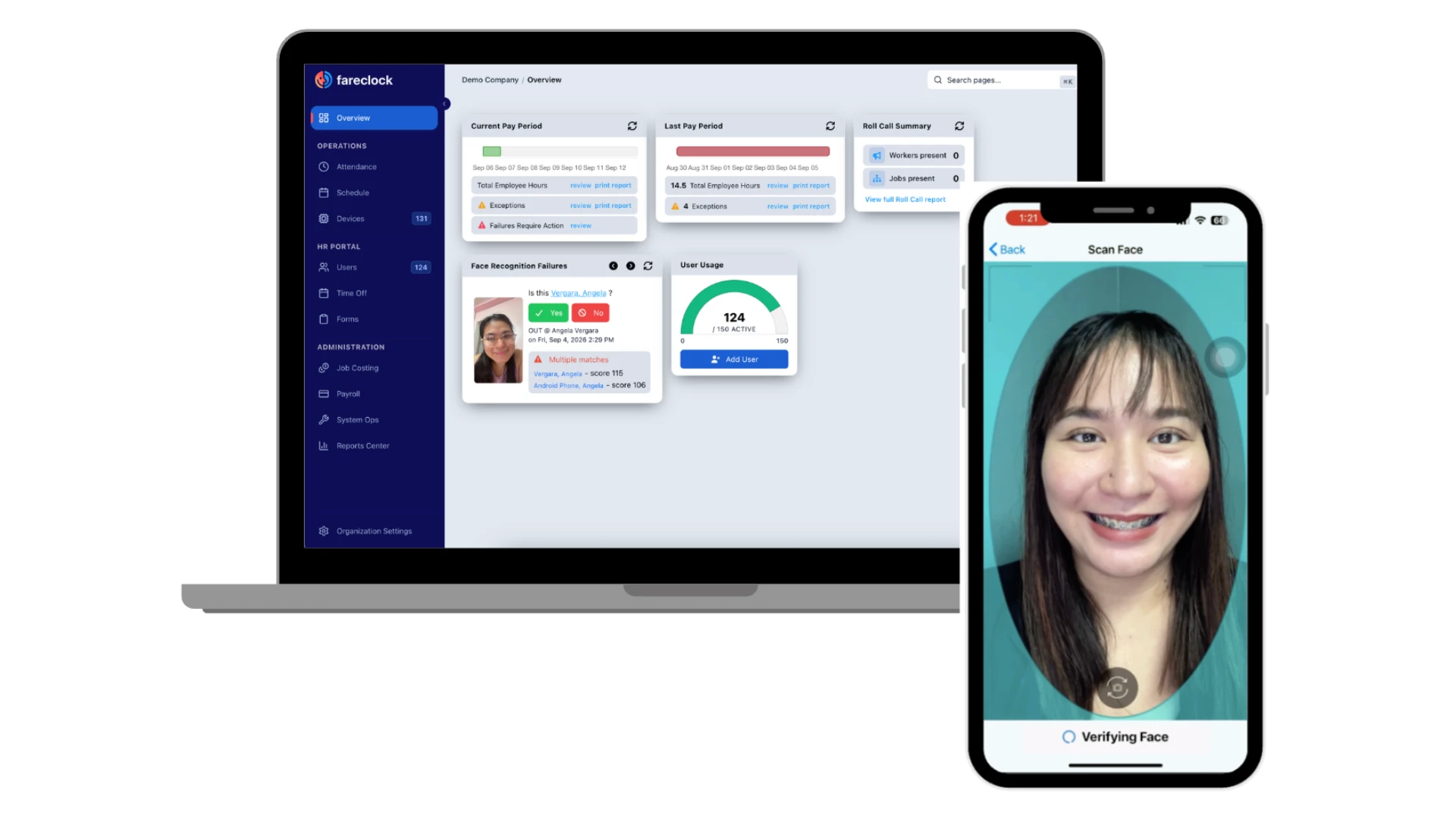 fareclock dashboard overview