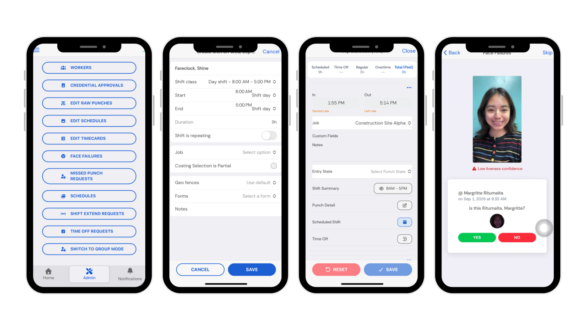 Fareclock Mobile Application